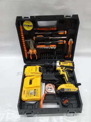 Cordless Drill Kit Dewalt Plus Box Plus Hand Tools