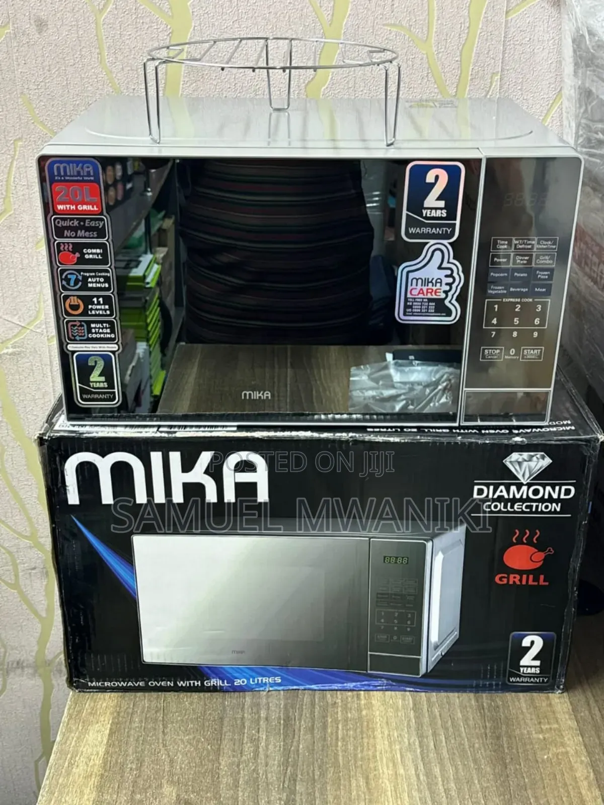 Mika 20l Digital Microwave With Grill
New Model.