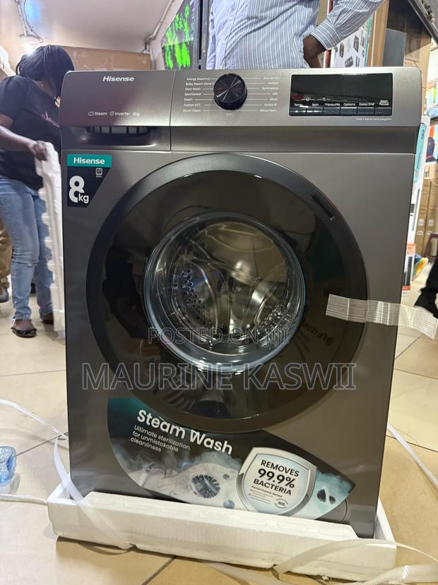 Hisense Full Outomatic 8kg Wfqp8014evm - thumbnail 2