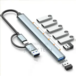 Usb 3.0 7 Ports Type C Hub Expander Splitter High Speed Otg