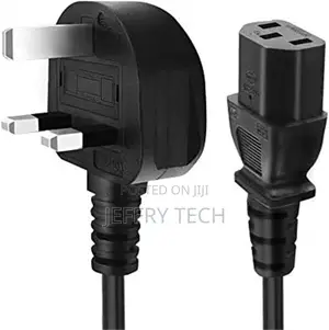 Z Power Cable, 3 Pin Uk Adapter With Fuse, 1.8 Meter, for Pc