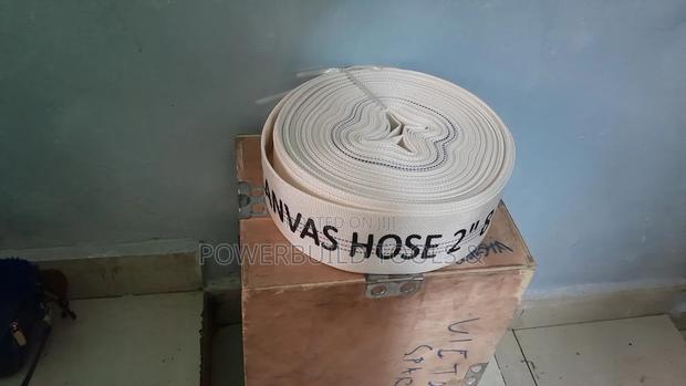 White Kmax Canvas Pipe 2" by 30metres 8 Bar - thumbnail 2