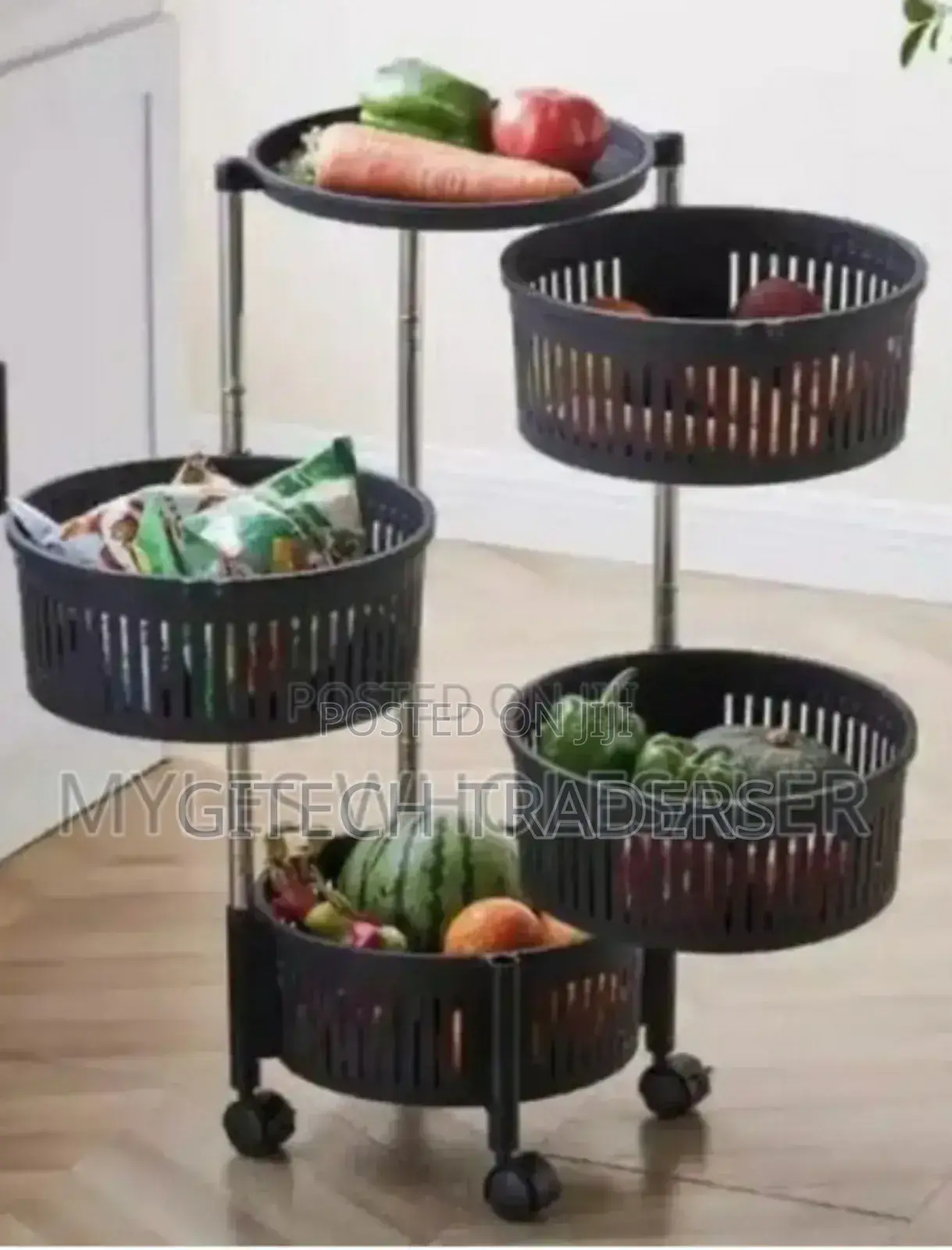 Plastic 4tier Fruitrack
