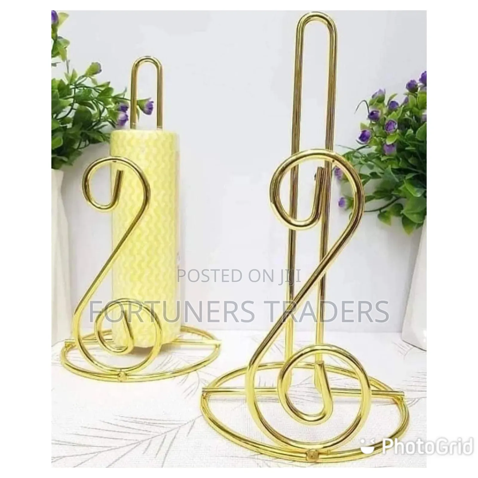 Golden Tissue Holder