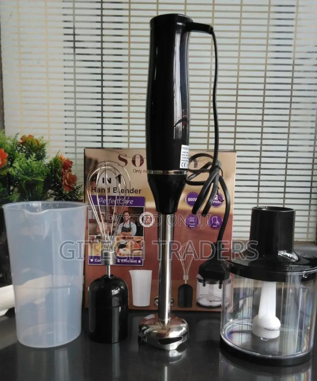 Sokany 4in I Hand Blender