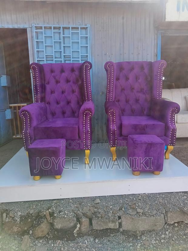 Pedicure Seats Purple, Plus Podium - thumbnail 3