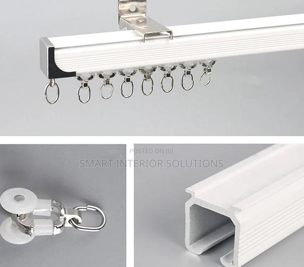 Heavy-Duty Aluminum Curtain Rail