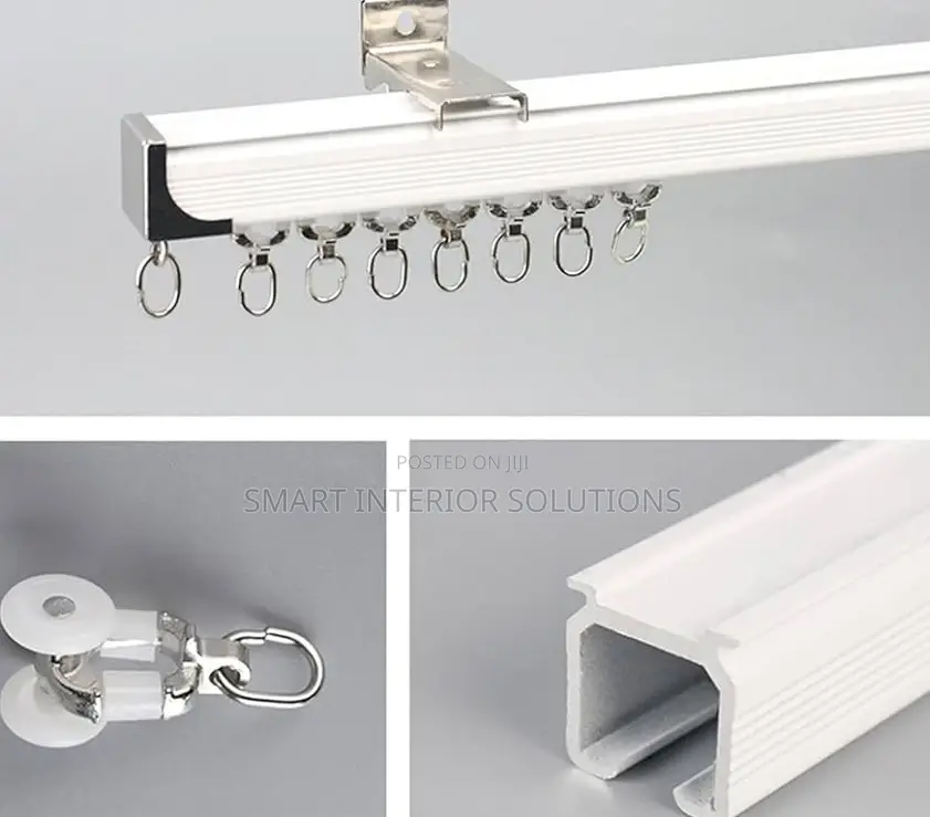 Heavy-Duty Aluminum Curtain Rail