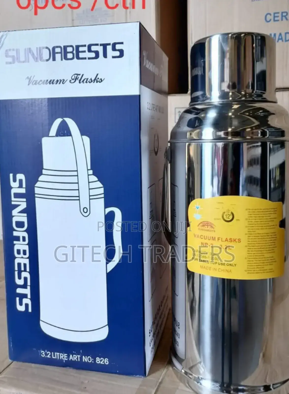 *3.2ltr Steel Flask