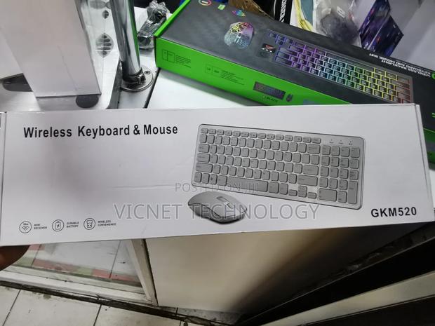 Wireless Keyboard and Mouse With Soft Keys - main view