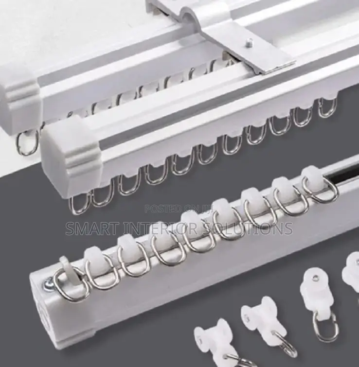 Long-Lasting Straight Curtain Rails