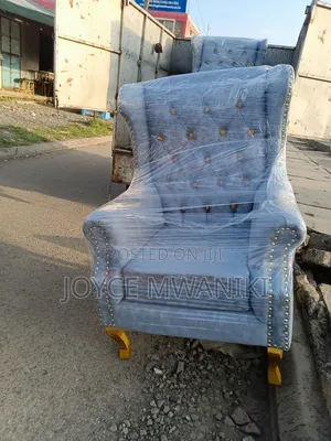 Pedicure Seat or King Chair, Grey and Gold