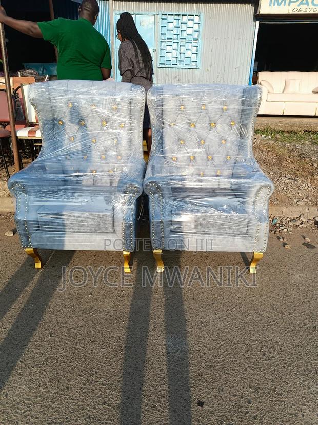 2 Light Grey Pedicure Seats, or King Chairs  - main view