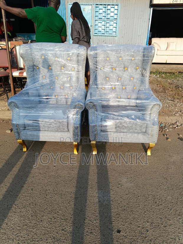 2 Light Grey Pedicure Seats, or King Chairs  - thumbnail 2