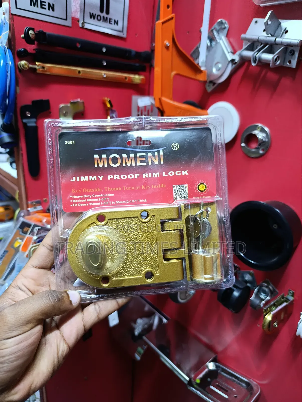 Moment Jimmy Proof Lock Knob One Side