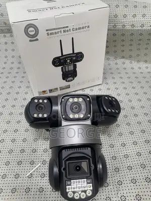 New !.4g Ac Powered V380 PTZ Smart Camera 3 Lens