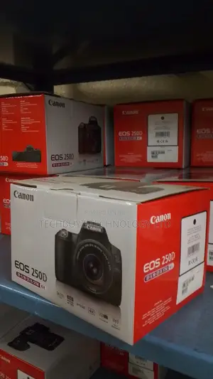 Canon Eos 250d DSLR Camera With Ef-S 18-55mm