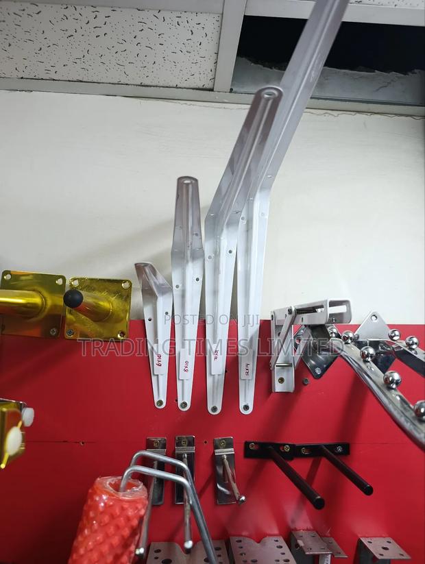 6*10 Shelf Brackets Pair (White) - main view