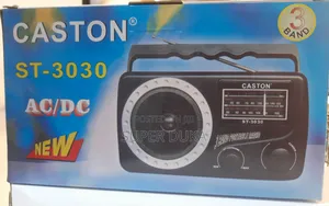 Caston St-3030 Ac Dc.Rechargeable Fm/Am/Sw 3 Band Radio