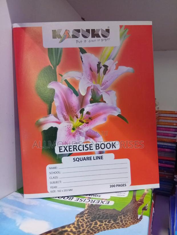 A5 Exercise Book 200pages (Single/Square)- Kasuku - main view