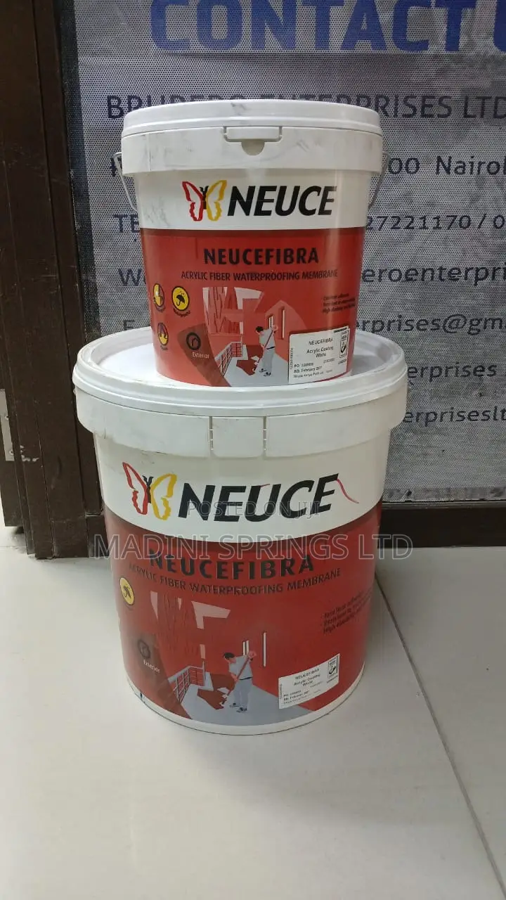 Neucefibra Acrylic Wp Membrane Paint (Black,Grey,White, Red)
