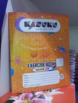 A5 Exercise Book 120pages (Square/Single Line)- Kasuku