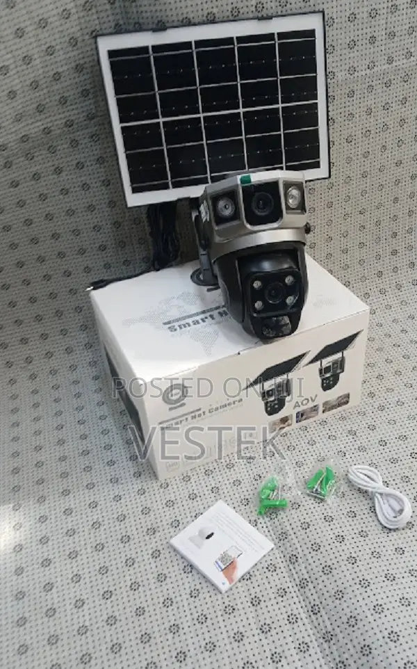 V380 High Defination PTZ Motion Detection Solar Wifi Camera