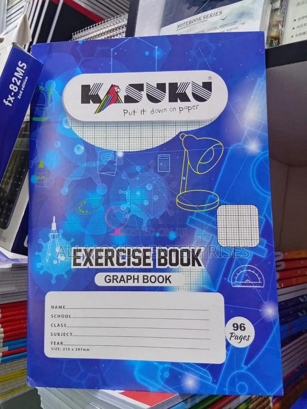 A4 Graph Book 96 Pages-Kasuku - main view