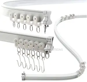 Lightweight PVC Curtain Rails