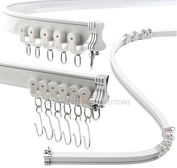 Lightweight PVC Curtain Rails