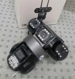 Compact ;[]Ac Powered V380 PTZ Smart Camera 3 Lens