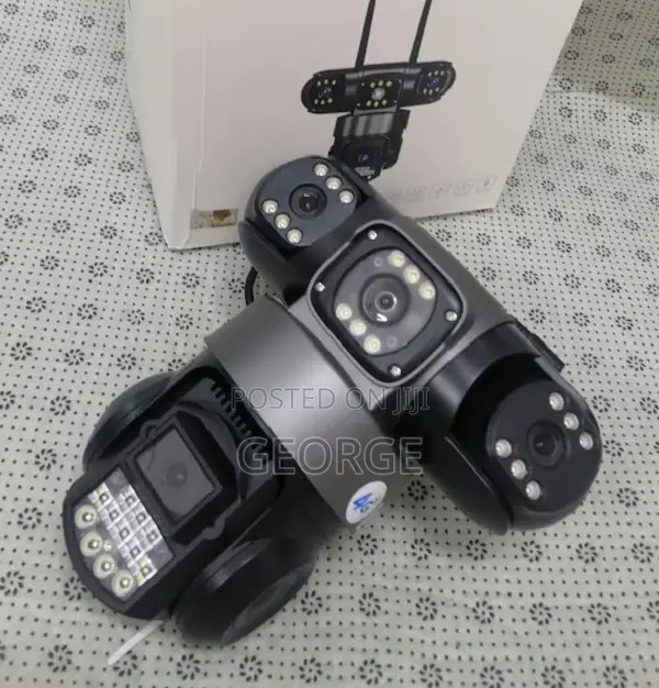 Compact ;[]Ac Powered V380 PTZ Smart Camera 3 Lens