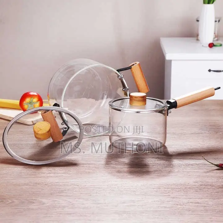 1.8 L Borosilicate Glass Cooking Pot