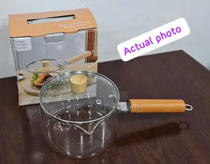1.8 L Borosilicate Glass Cooking Pot