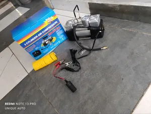 Portable Double Cylinder Air Compressor for Cars Suvs