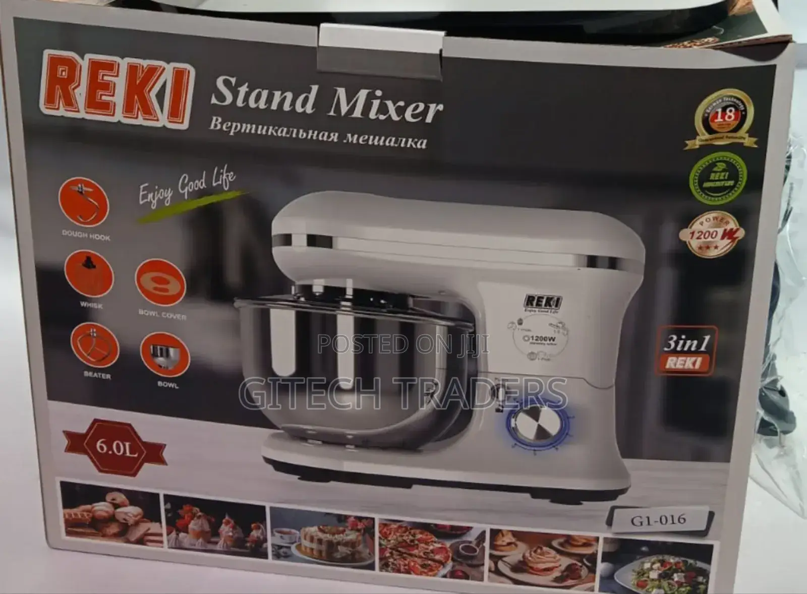 Reki 6l Commercial Stand Mixer