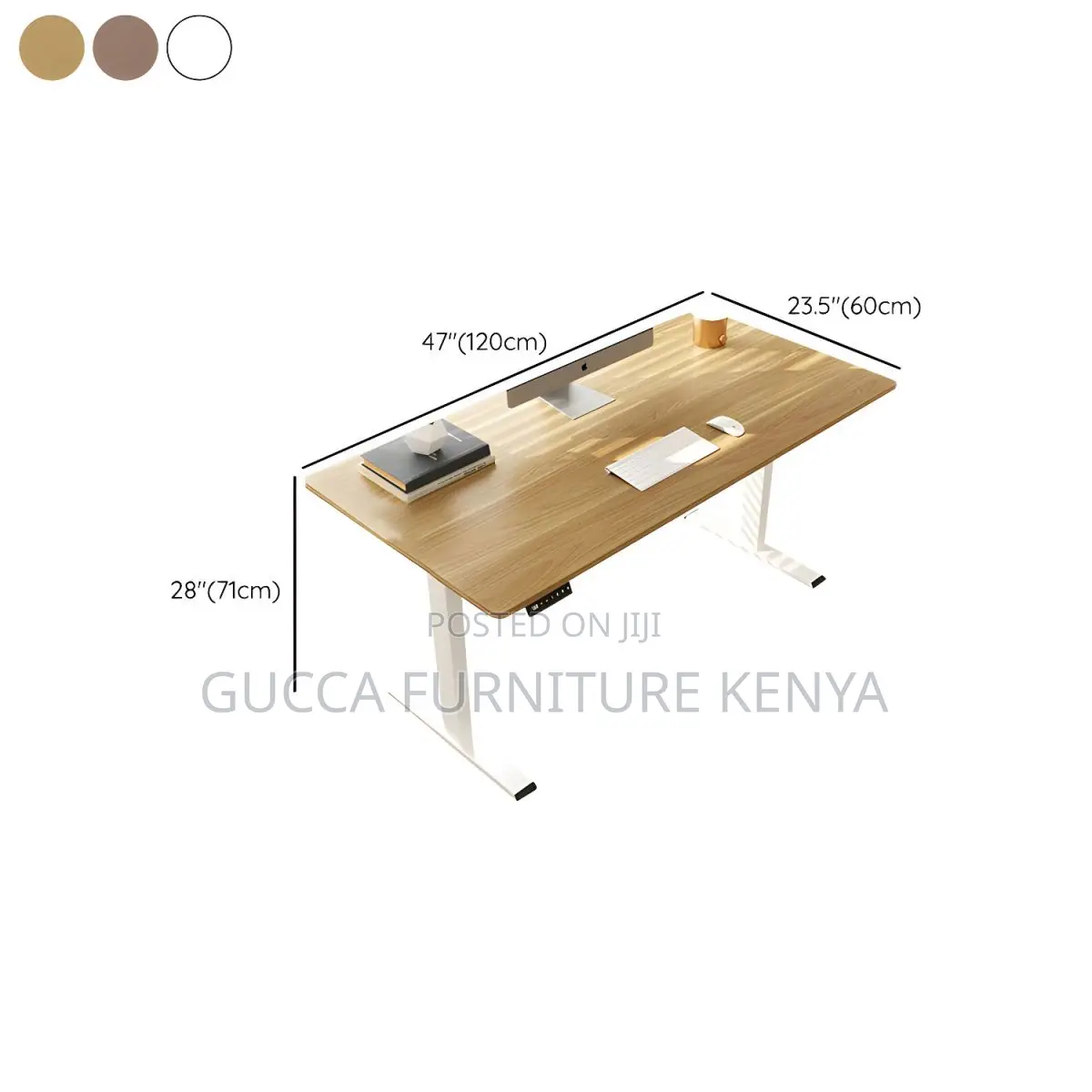 Office Tables: Adjustable Wooden Office Desk (1.6 Meters)