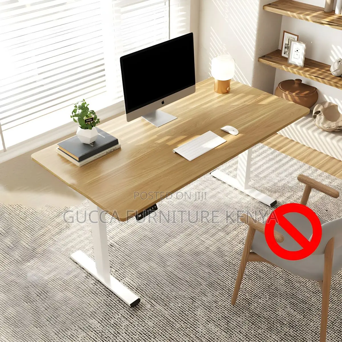 Office Tables: Adjustable Wooden Office Desk (1.6 Meters)