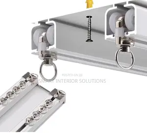 Aluminium Double Curtain Rails
