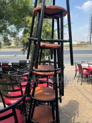 Mahogany Wooden Stool Chairs