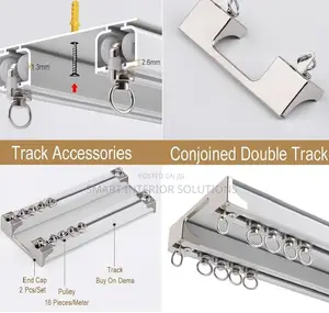 Heavy-Duty Double Curtain Rails