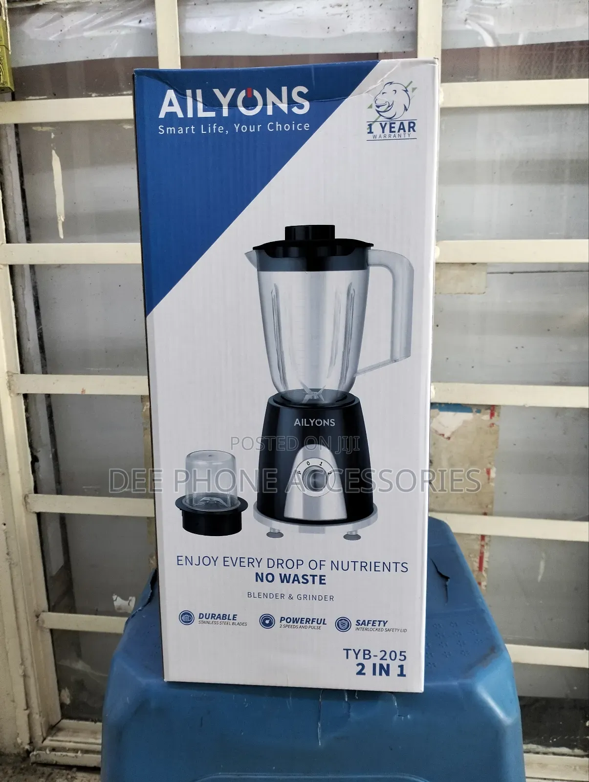 Ailyons 2 in 1 Blender