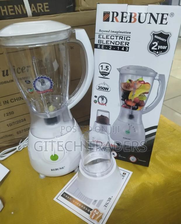 Rebune 2 in 1 Unbreakable Blender With 2 Years