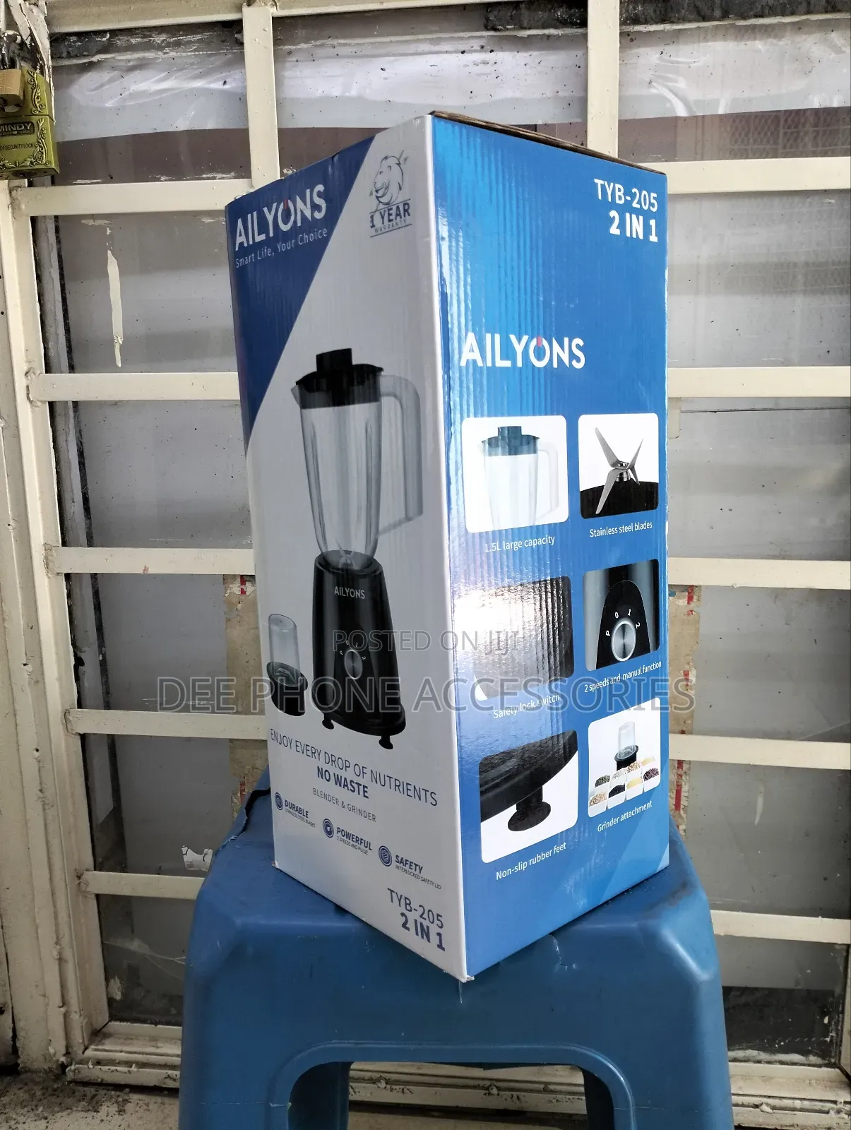 Ailyons 2 in 1 Blender