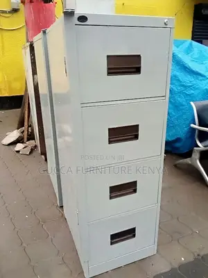 Cabinets: Modern 4-Drawer Office Steel Organizer