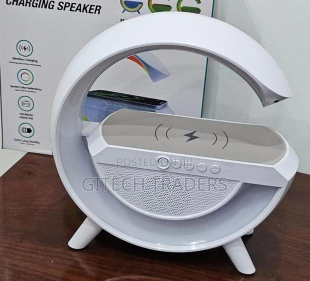 G Shape Led Rechargeable Wireless Smart Bluetooth Speaker