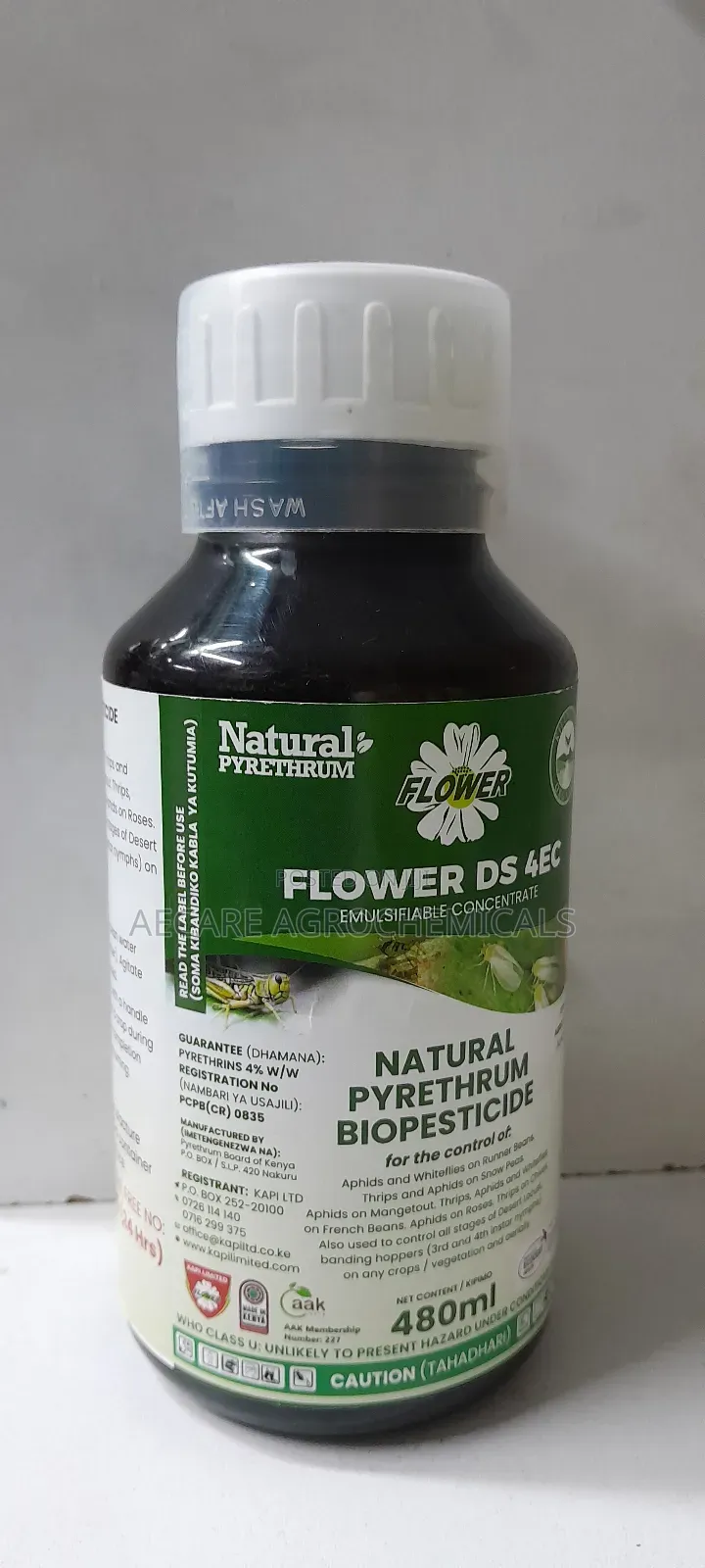 Flower Ds 4% Pesticide 40ml,80ml,240ml, 480ml, And  1litre