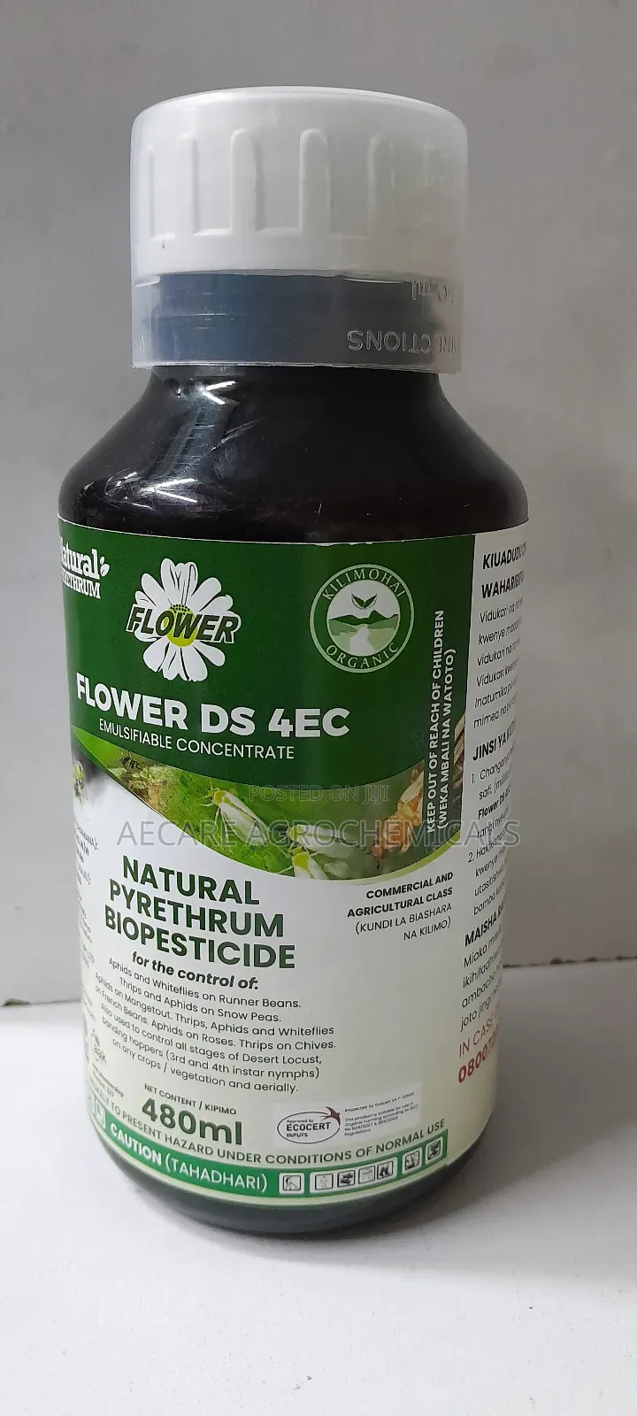 Flower Ds 4% Pesticide 40ml,80ml,240ml, 480ml, And  1litre