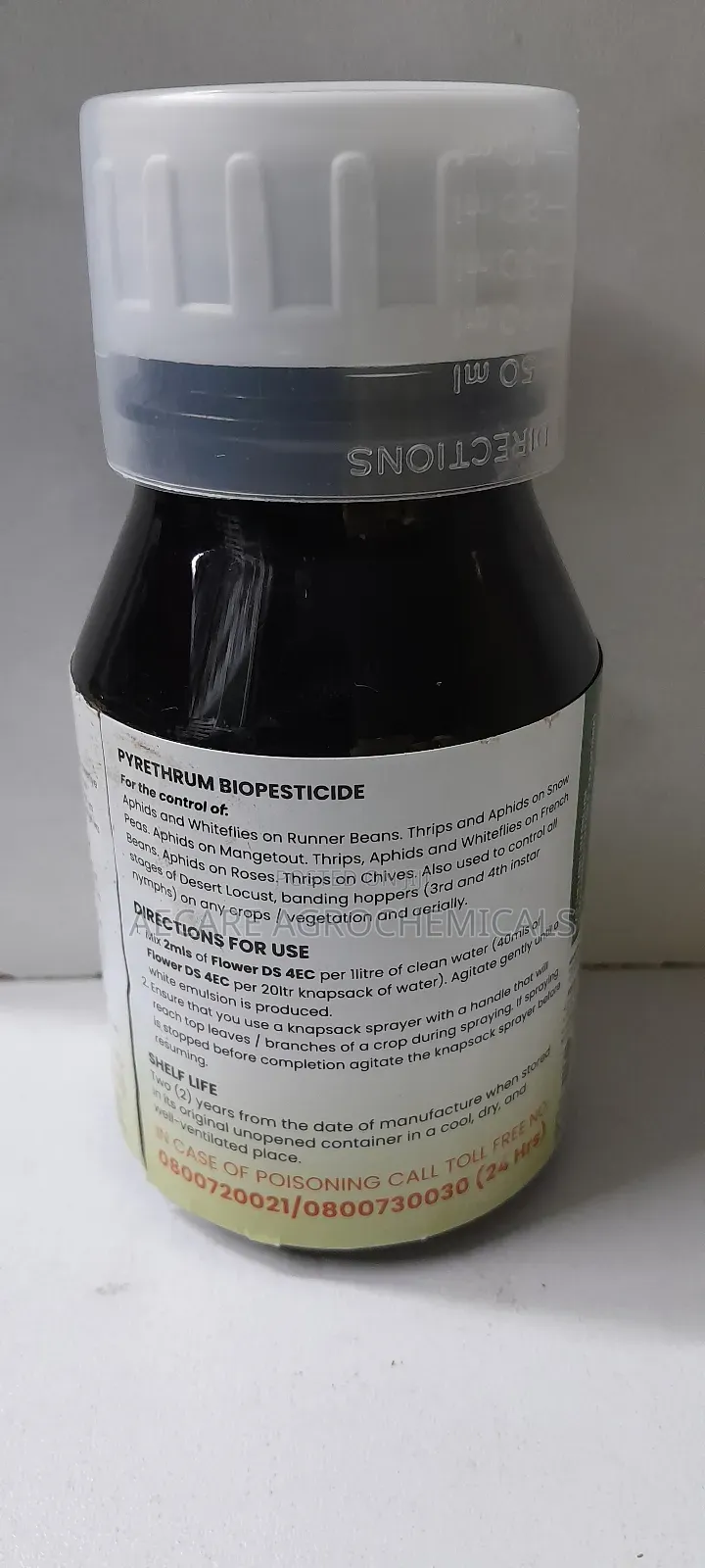 Flower Ds 4% Pesticide 40ml,80ml,240ml, 480ml, And  1litre