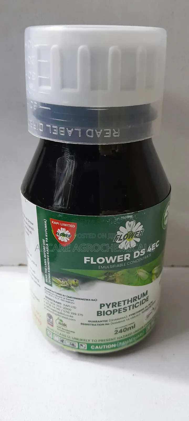 Flower Ds 4% Pesticide 40ml,80ml,240ml, 480ml, And  1litre